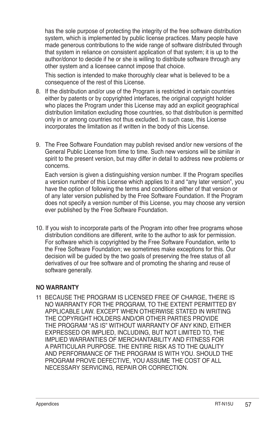 Asus RT-N15U User Manual | Page 57 / 60