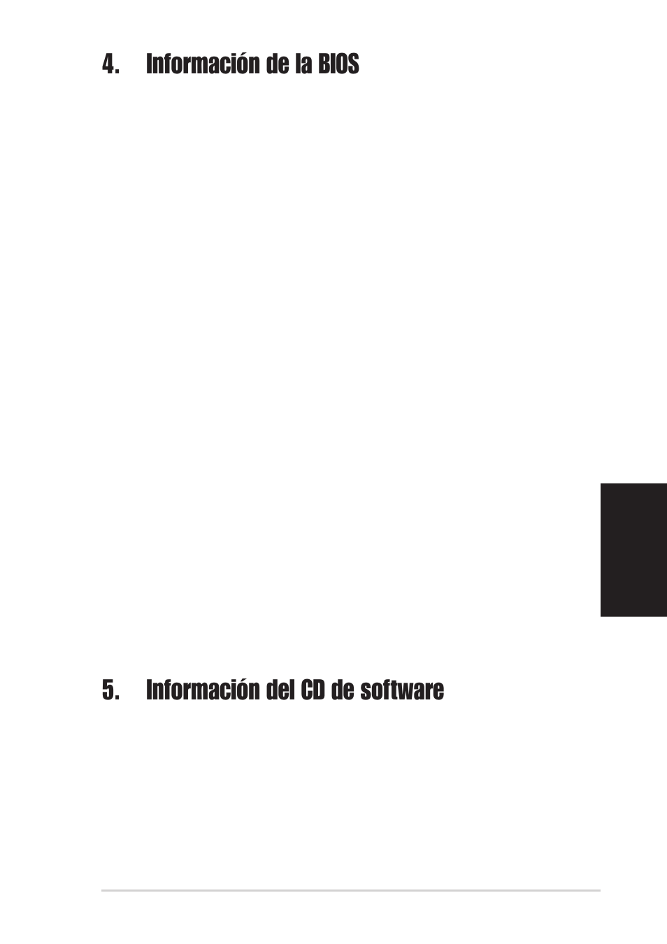 Información de la bios, Información del cd de software | Asus P4P800 User Manual | Page 13 / 16