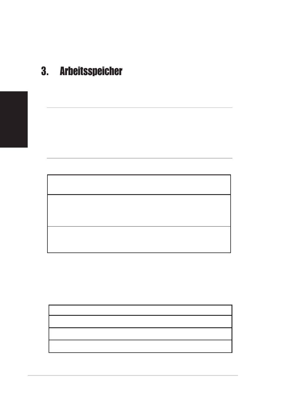 Arbeitsspeicher, Deutsch | Asus P4P800 User Manual | Page 6 / 16