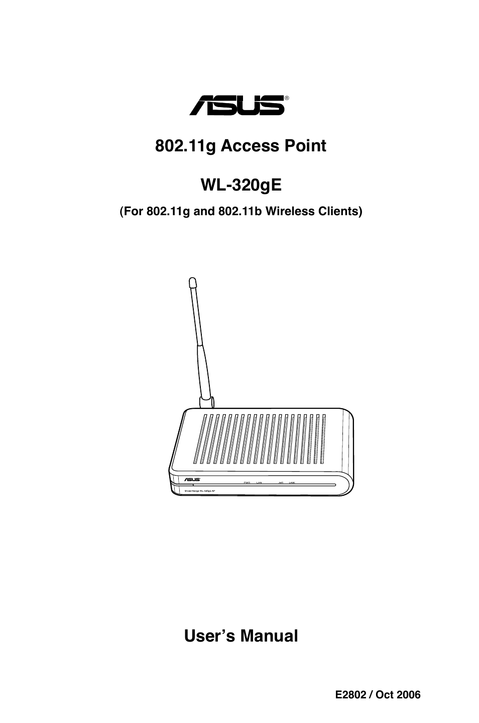 Asus WL-320gE User Manual | 74 pages