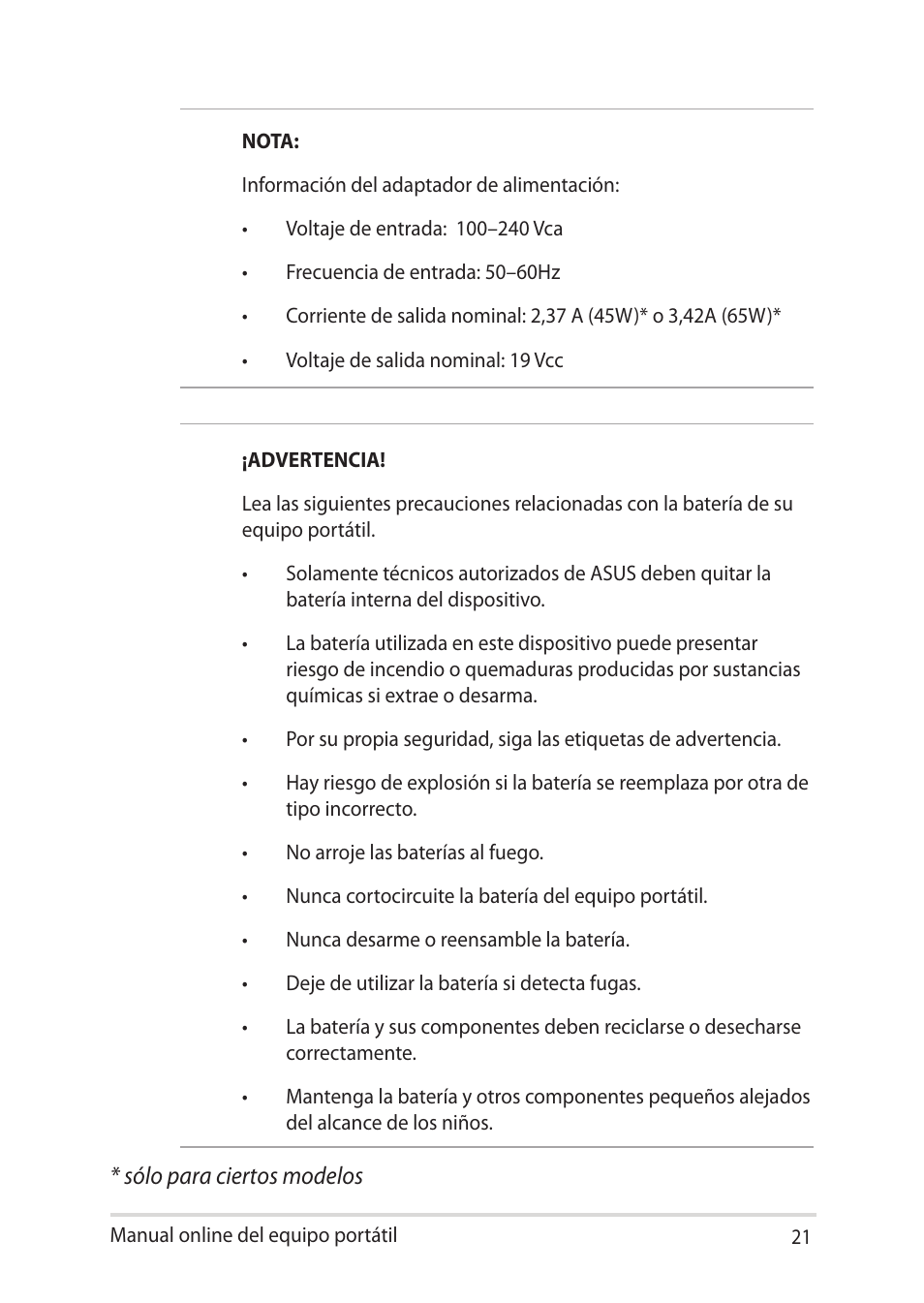 Asus UX301LA User Manual | Page 21 / 114