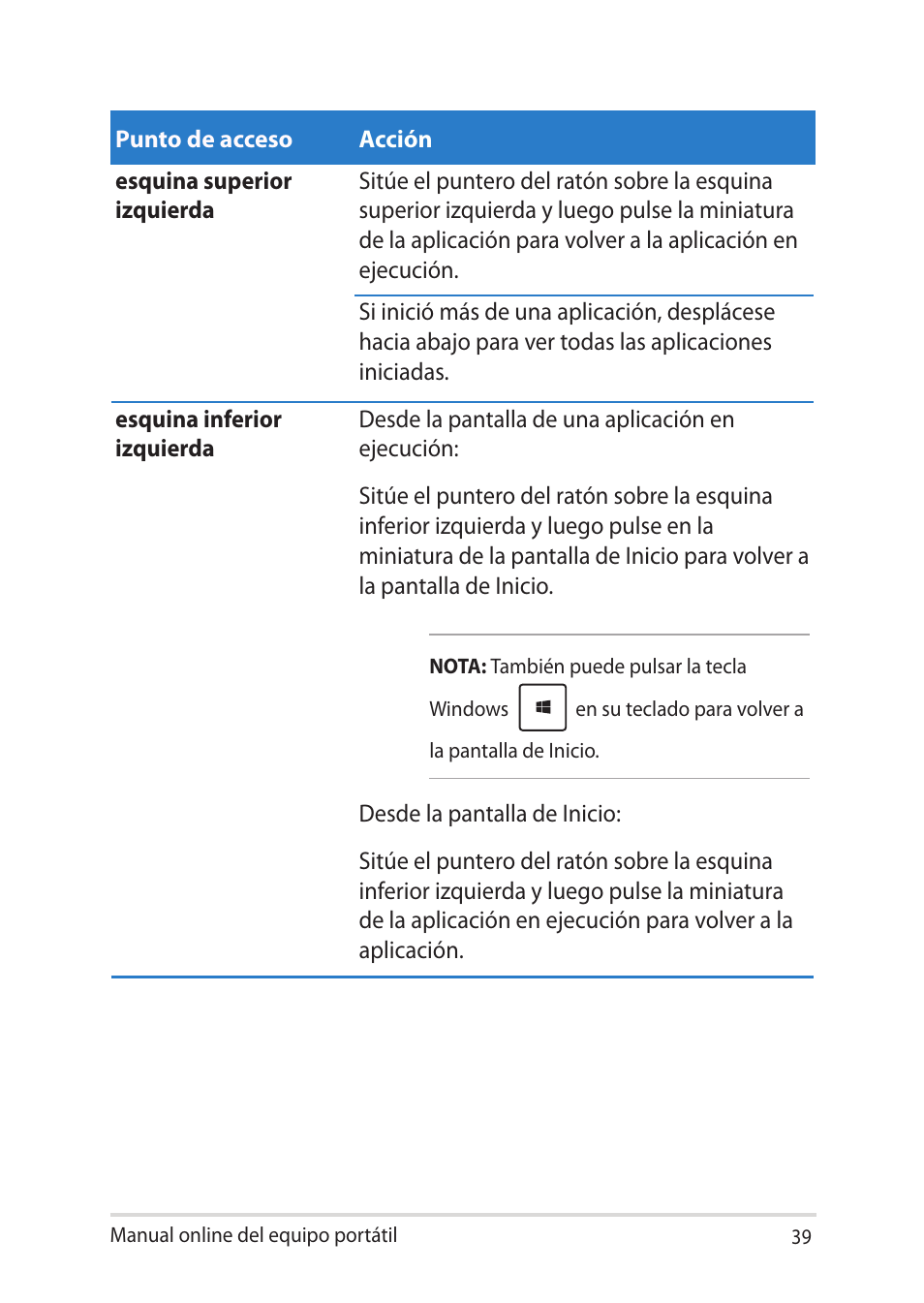 Asus UX301LA User Manual | Page 39 / 114