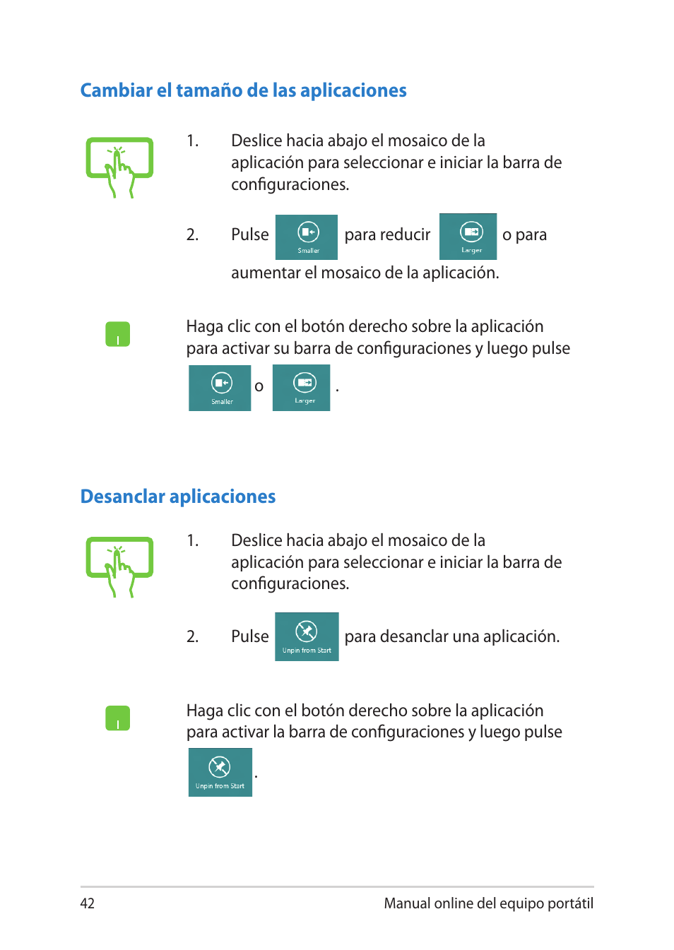 Asus UX301LA User Manual | Page 42 / 114