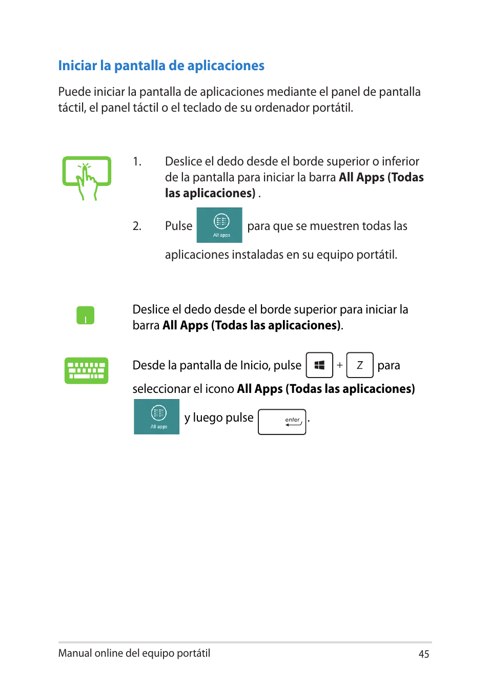 Asus UX301LA User Manual | Page 45 / 114