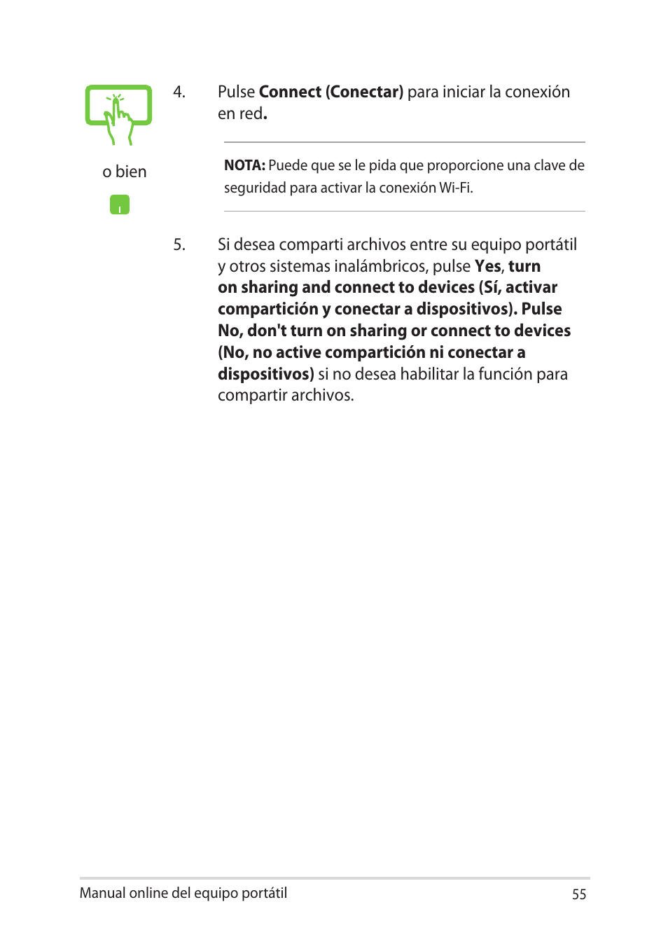 Asus UX301LA User Manual | Page 55 / 114
