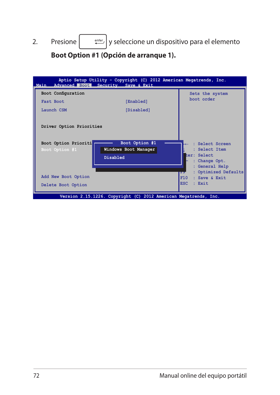Manual online del equipo portátil | Asus UX301LA User Manual | Page 72 / 114