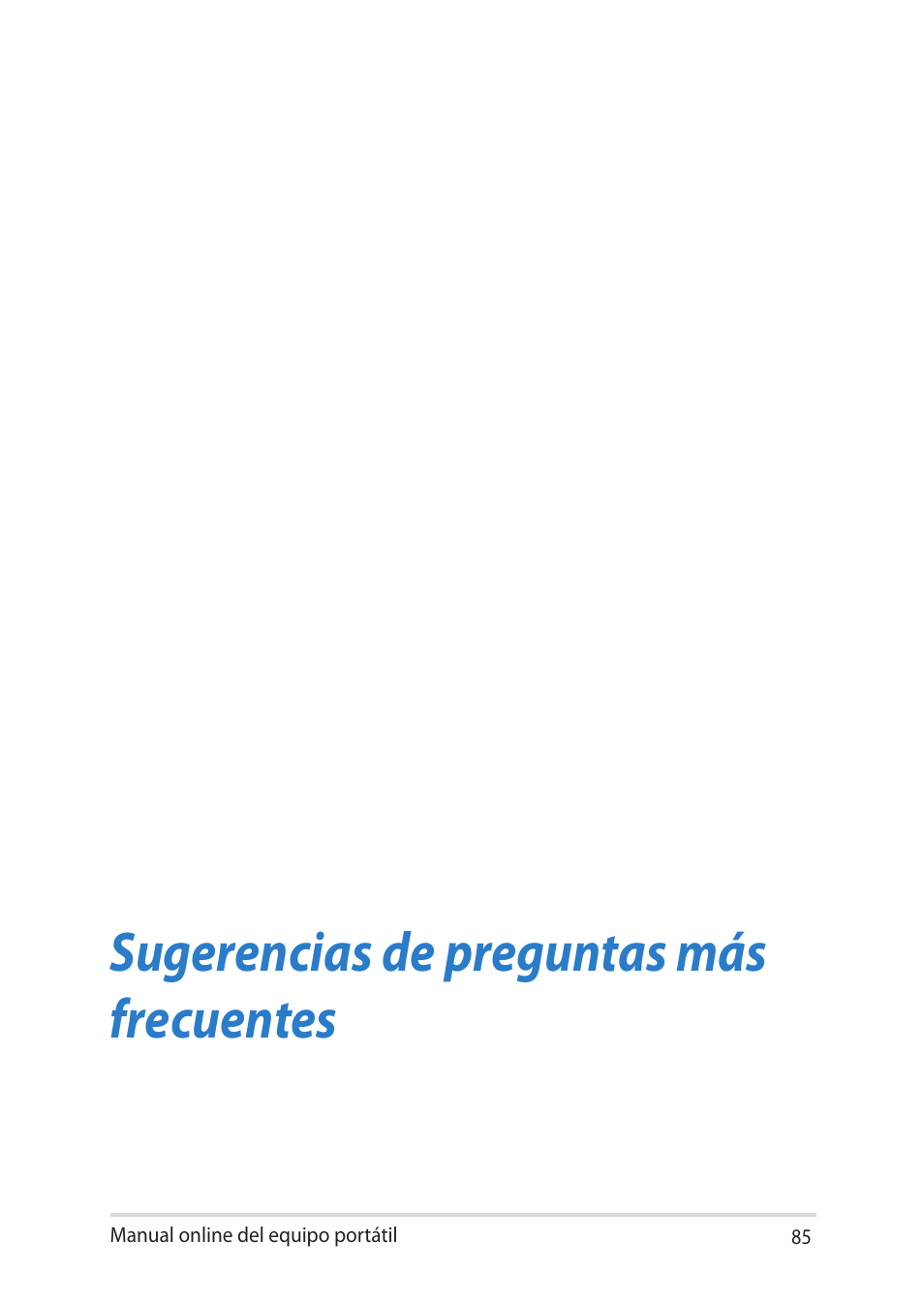 Sugerencias de preguntas más frecuentes | Asus UX301LA User Manual | Page 85 / 114