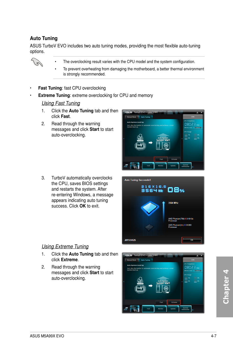 Chapter 4 | Asus M5A99X EVO User Manual | Page 109 / 138