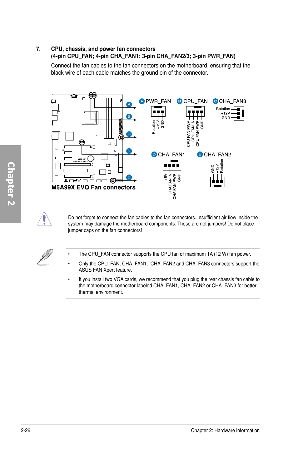 Chapter 2 | Asus M5A99X EVO User Manual | Page 44 / 138