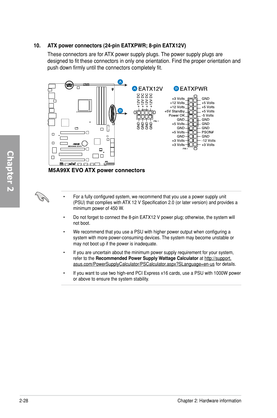 Chapter 2 | Asus M5A99X EVO User Manual | Page 46 / 138