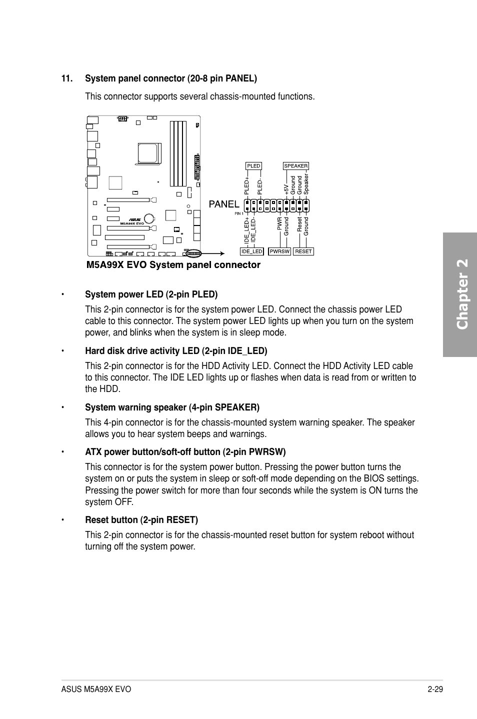 Chapter 2 | Asus M5A99X EVO User Manual | Page 47 / 138