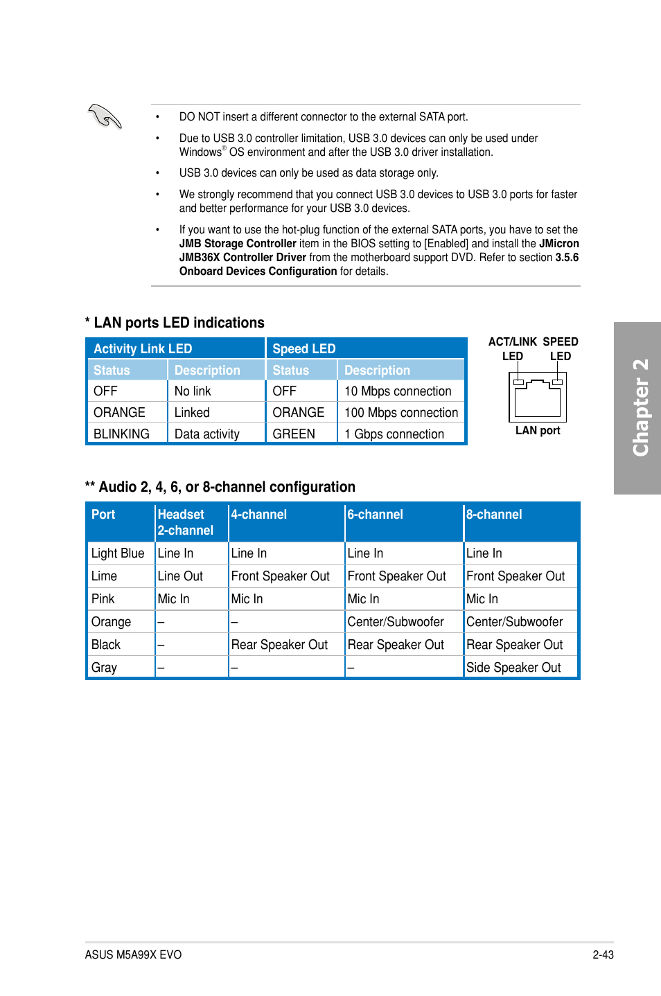 Chapter 2 | Asus M5A99X EVO User Manual | Page 61 / 138