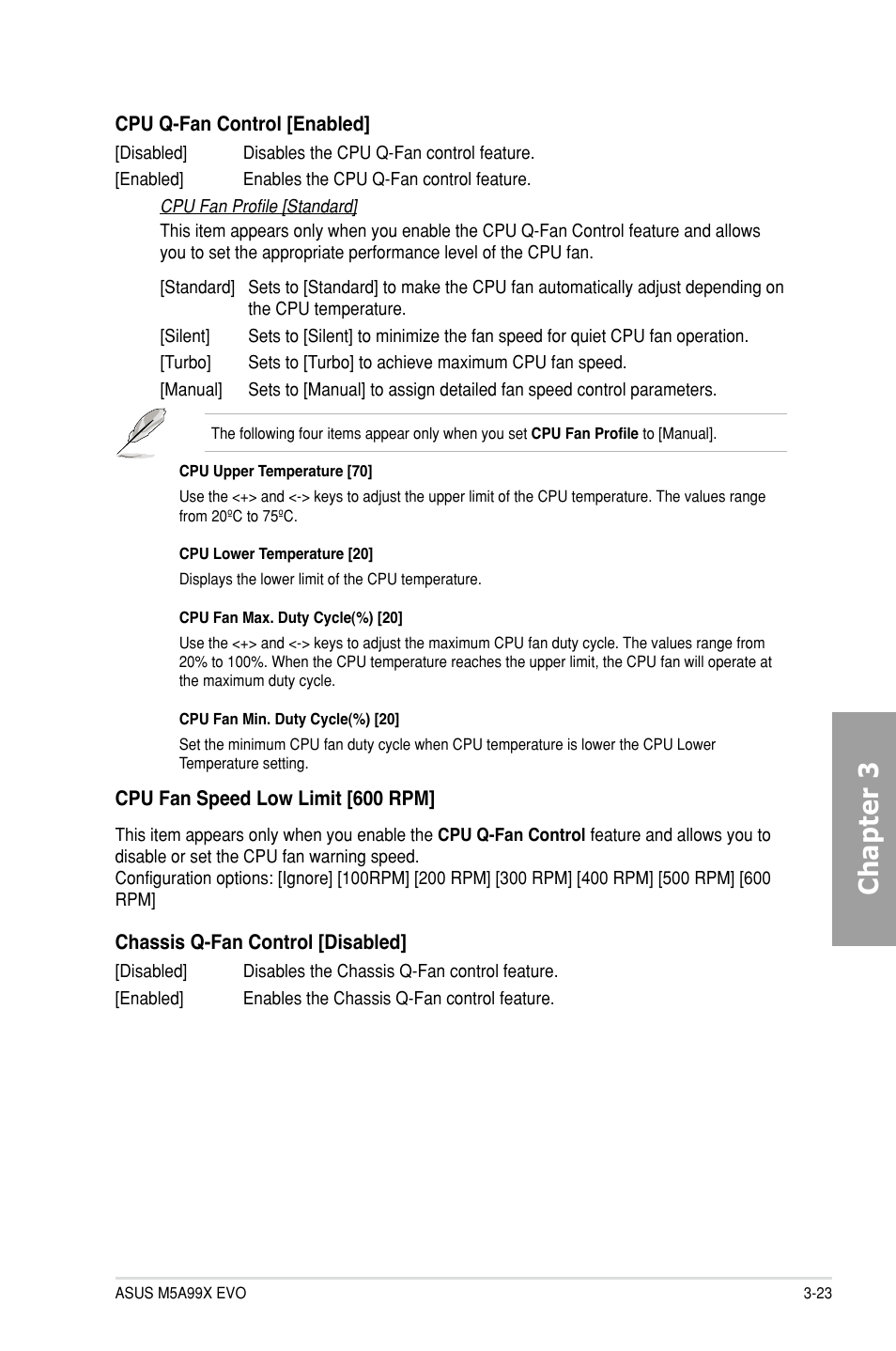 Chapter 3 | Asus M5A99X EVO User Manual | Page 87 / 138