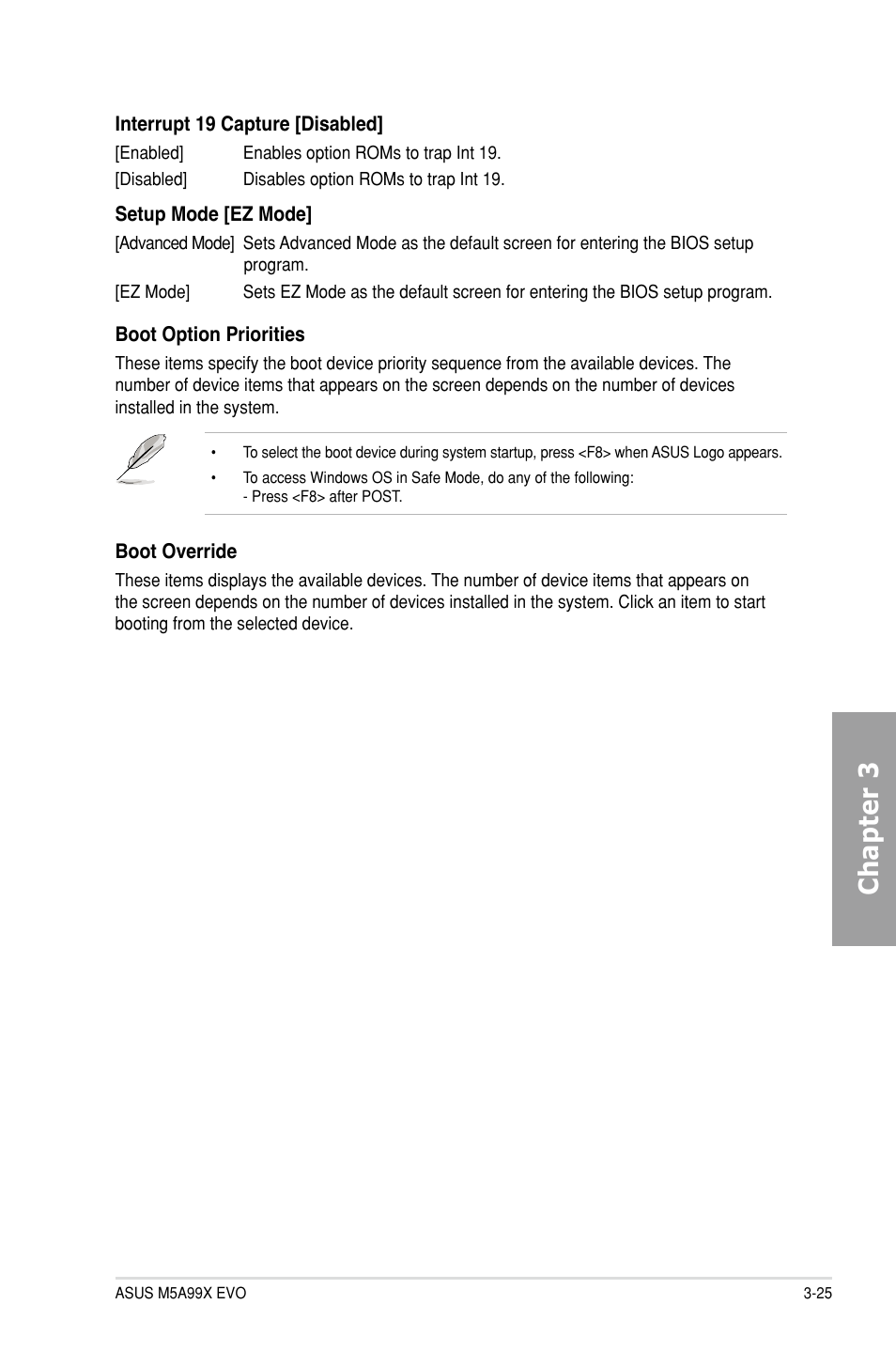 Chapter 3 | Asus M5A99X EVO User Manual | Page 89 / 138