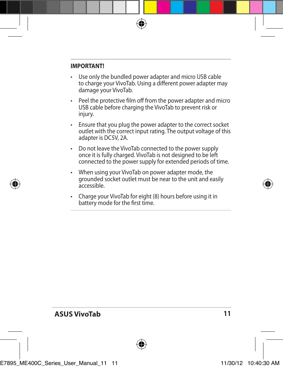 Asus VivoTab Smart User Manual | Page 11 / 22