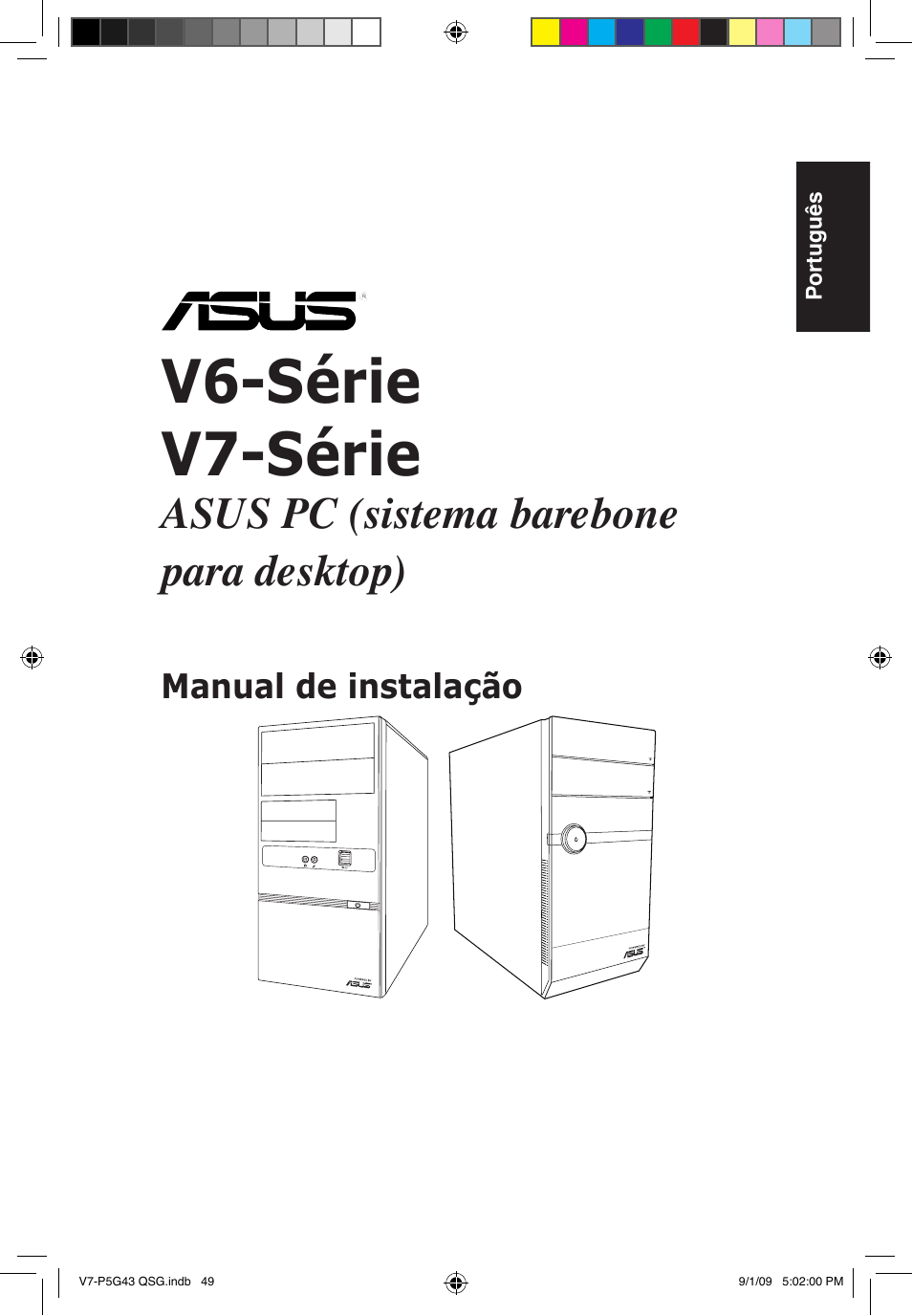 V6-série v7-série, Asus pc (sistema barebone para desktop) | Asus V6-P5G31E User Manual | Page 49 / 80