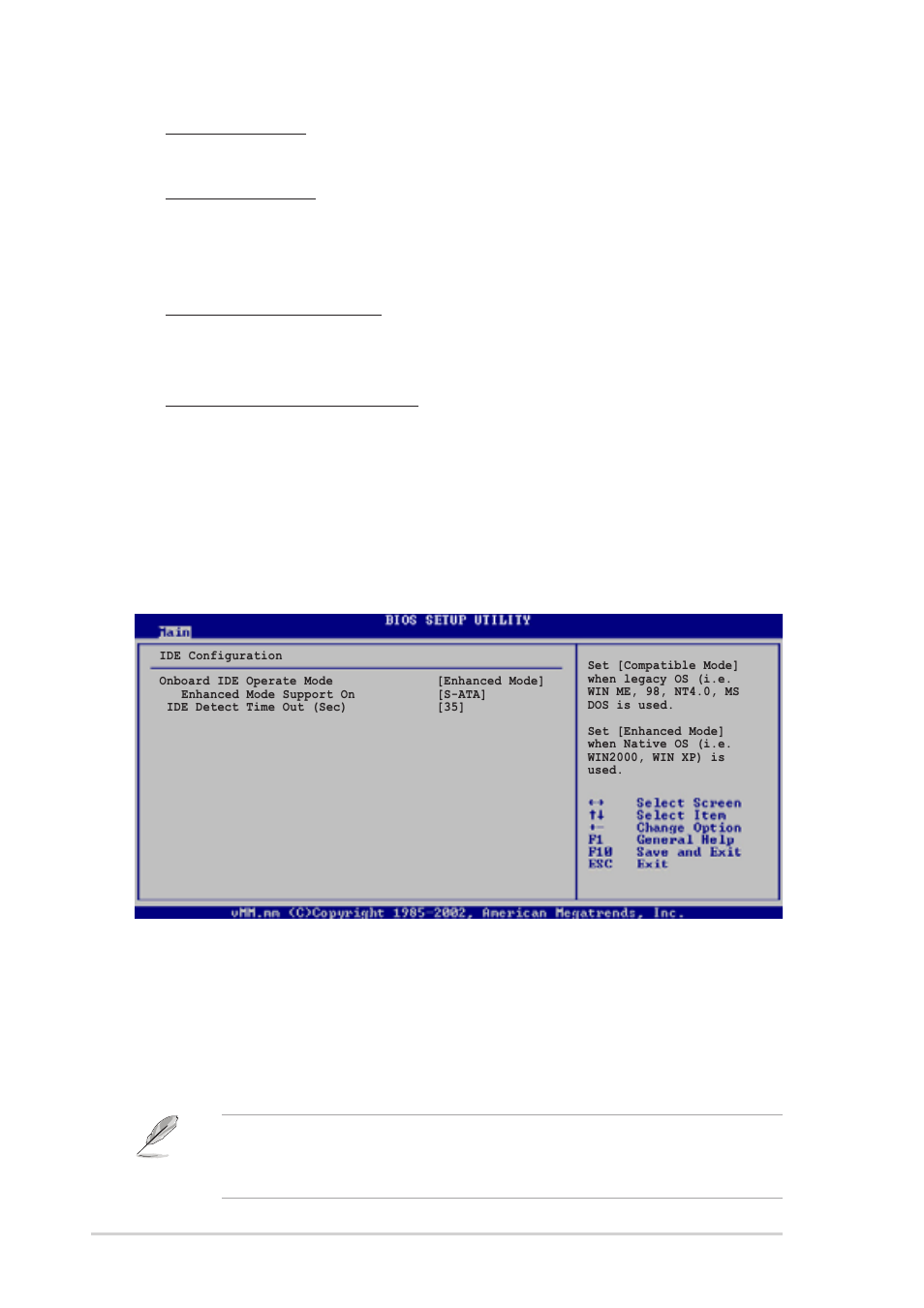 5 ide configuration, Onboard ide operate mode [enhanced mode | Asus T2-P User Manual | Page 102 / 130