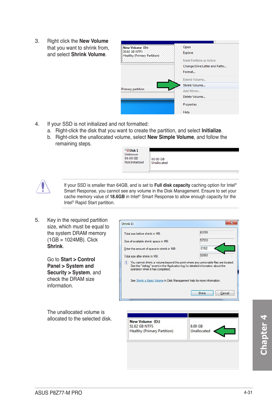 Chapter 4 | Asus P8Z77-M PRO User Manual | Page 143 / 170