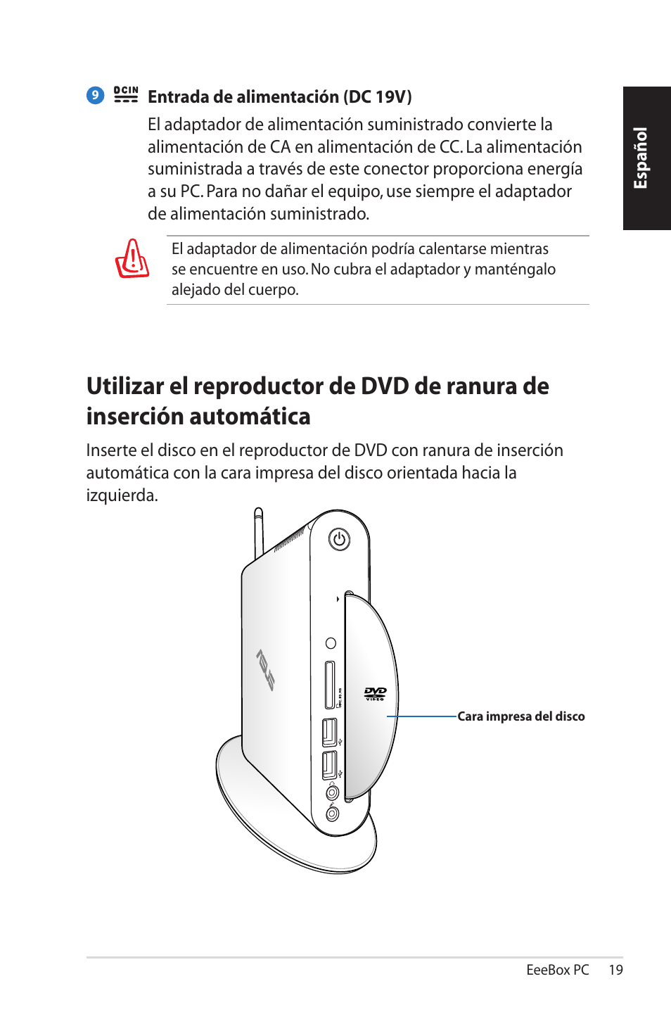 Asus EB1501 User Manual | Page 19 / 46