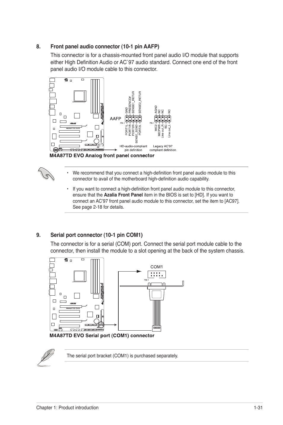 Asus M4A87TD EVO User Manual | Page 43 / 76