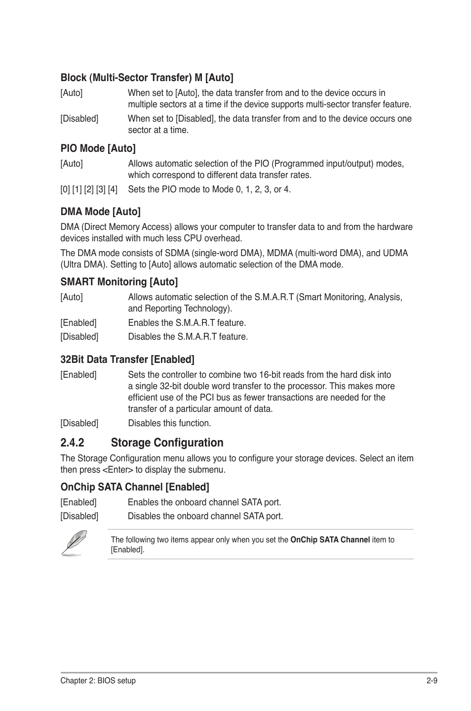 2 storage configuration | Asus M4A87TD EVO User Manual | Page 55 / 76