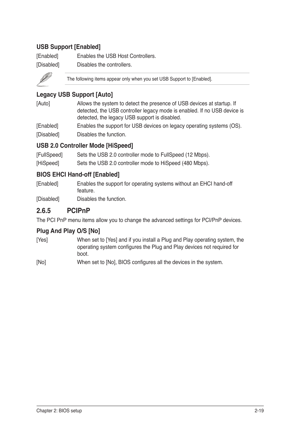 5 pcipnp | Asus M4A87TD EVO User Manual | Page 65 / 76