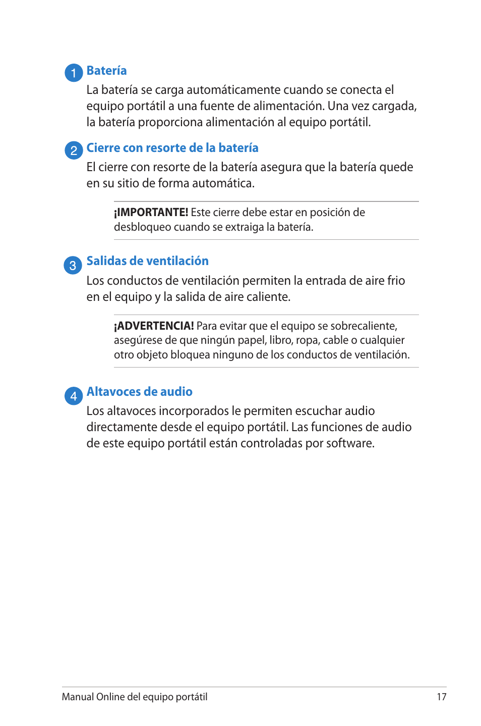 Asus 1015E User Manual | Page 17 / 100