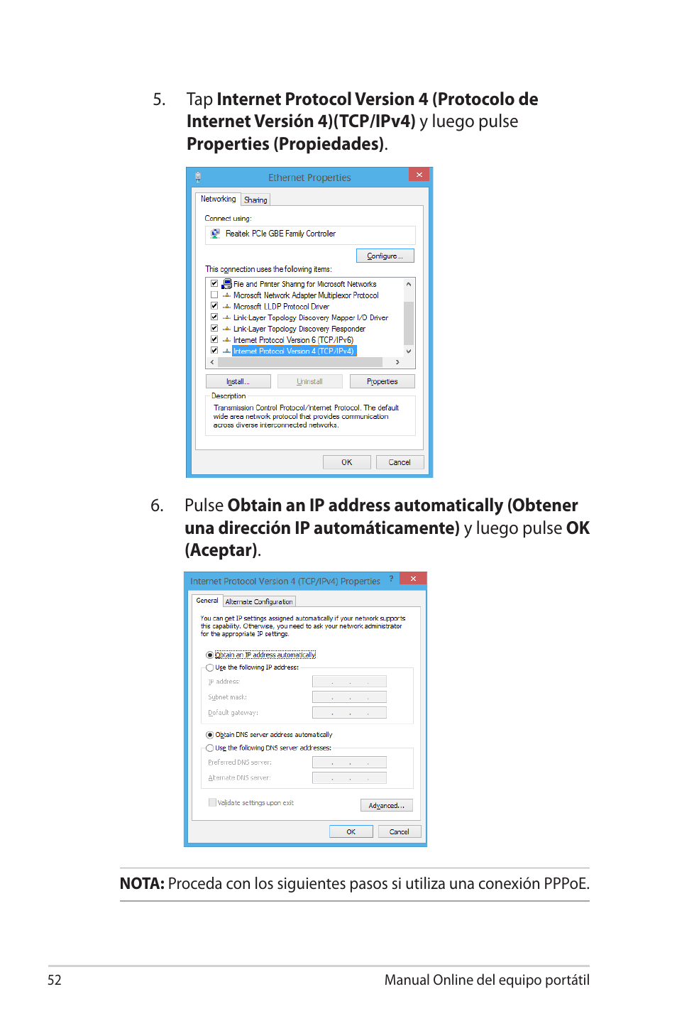 Asus 1015E User Manual | Page 52 / 100