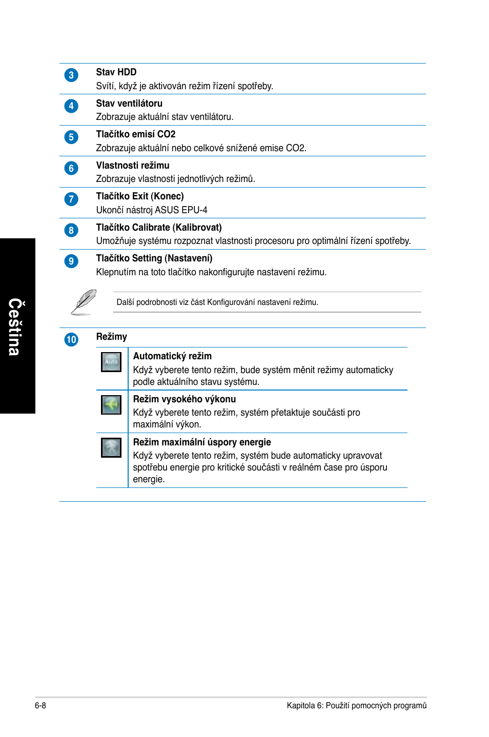 Če štin a če št in a če štin a če št in a | Asus CM1630 User Manual | Page 146 / 410