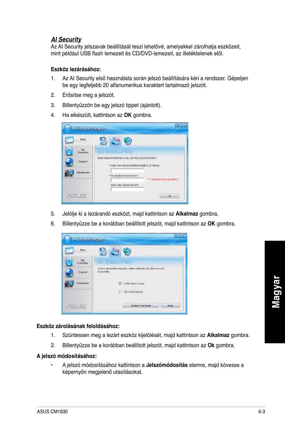 Mag ya r m ag ya r m ag ya r m ag ya r | Asus CM1630 User Manual | Page 223 / 410