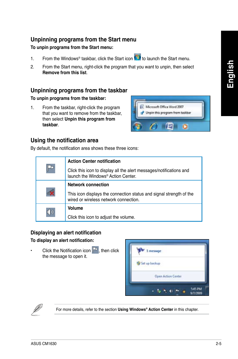 En glis h en gl is h | Asus CM1630 User Manual | Page 23 / 410