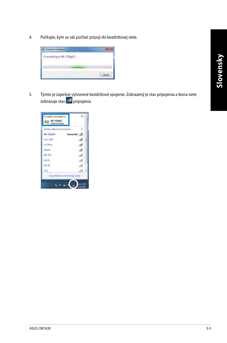 Slo ve ns ky sl ov en sk y | Asus CM1630 User Manual | Page 301 / 410