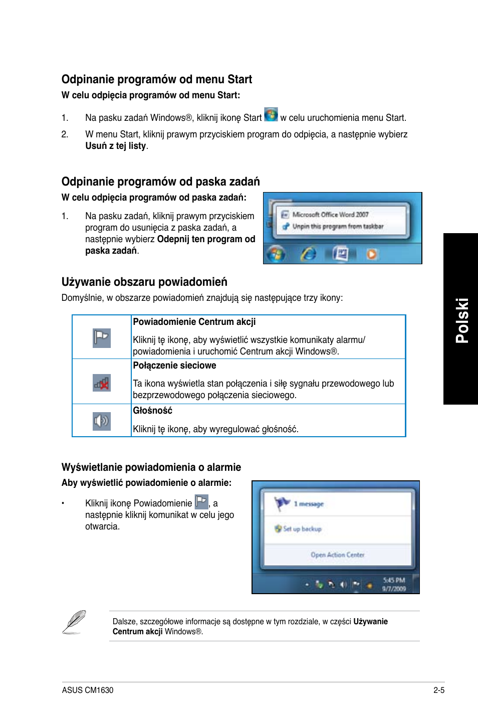 Po lsk i po ls ki | Asus CM1630 User Manual | Page 351 / 410