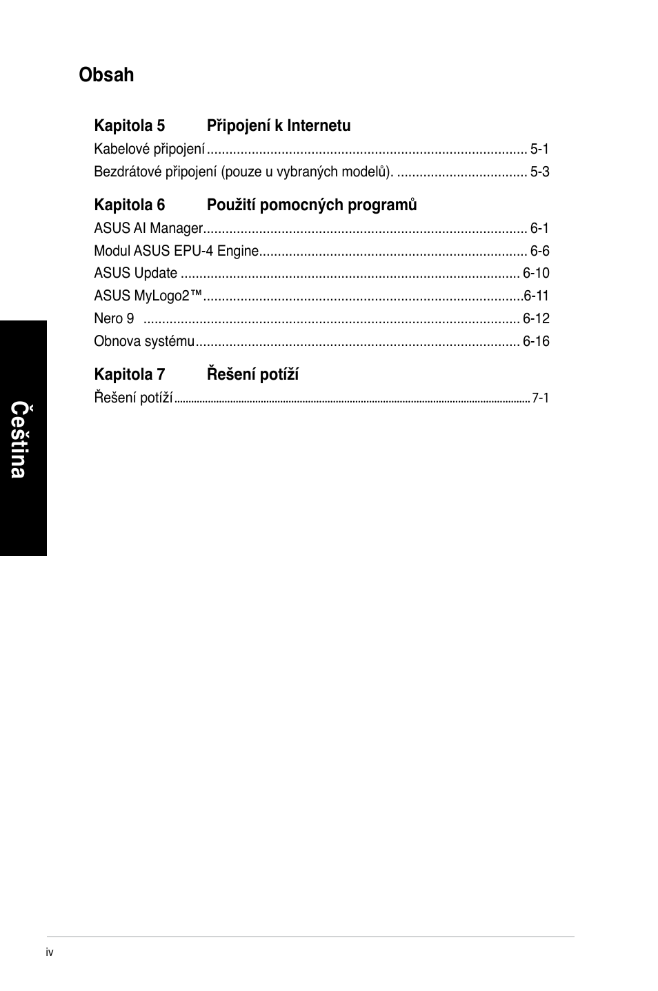 Če štin a če št in a če štin a če št in a | Asus CM1630 User Manual | Page 86 / 410