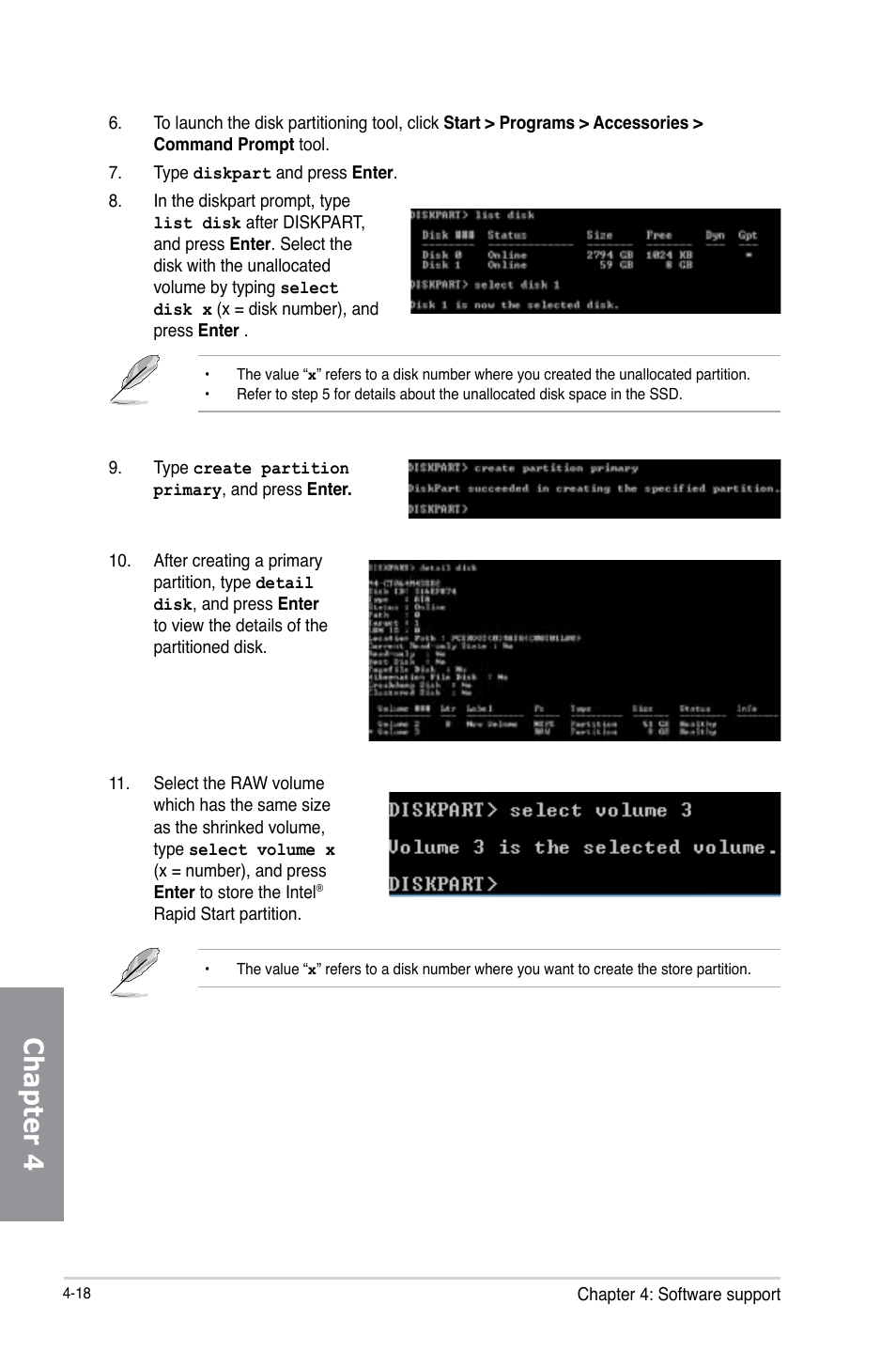 Chapter 4 | Asus P8Z77-V LX User Manual | Page 120 / 144