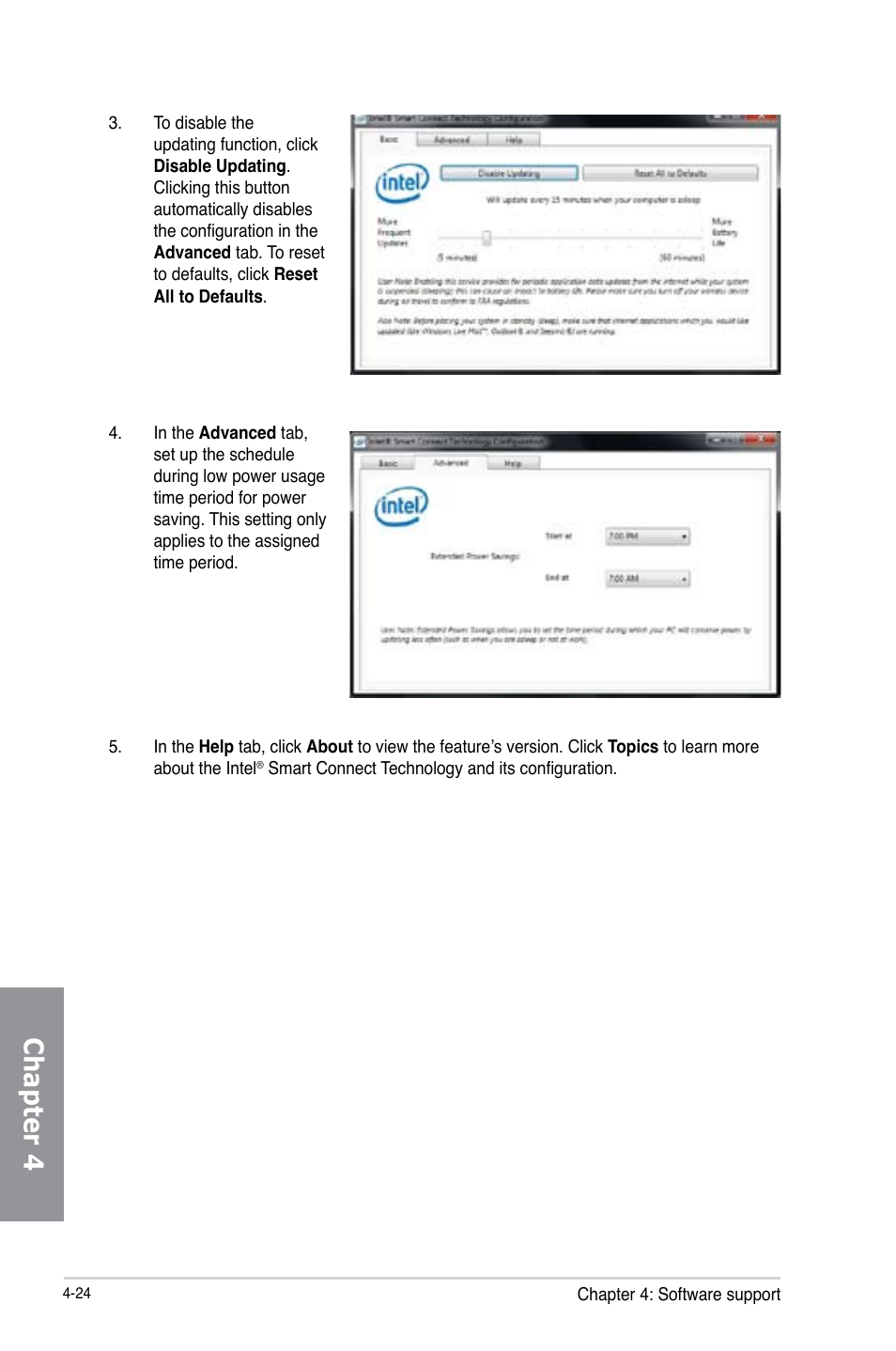 Chapter 4 | Asus P8Z77-V LX User Manual | Page 126 / 144