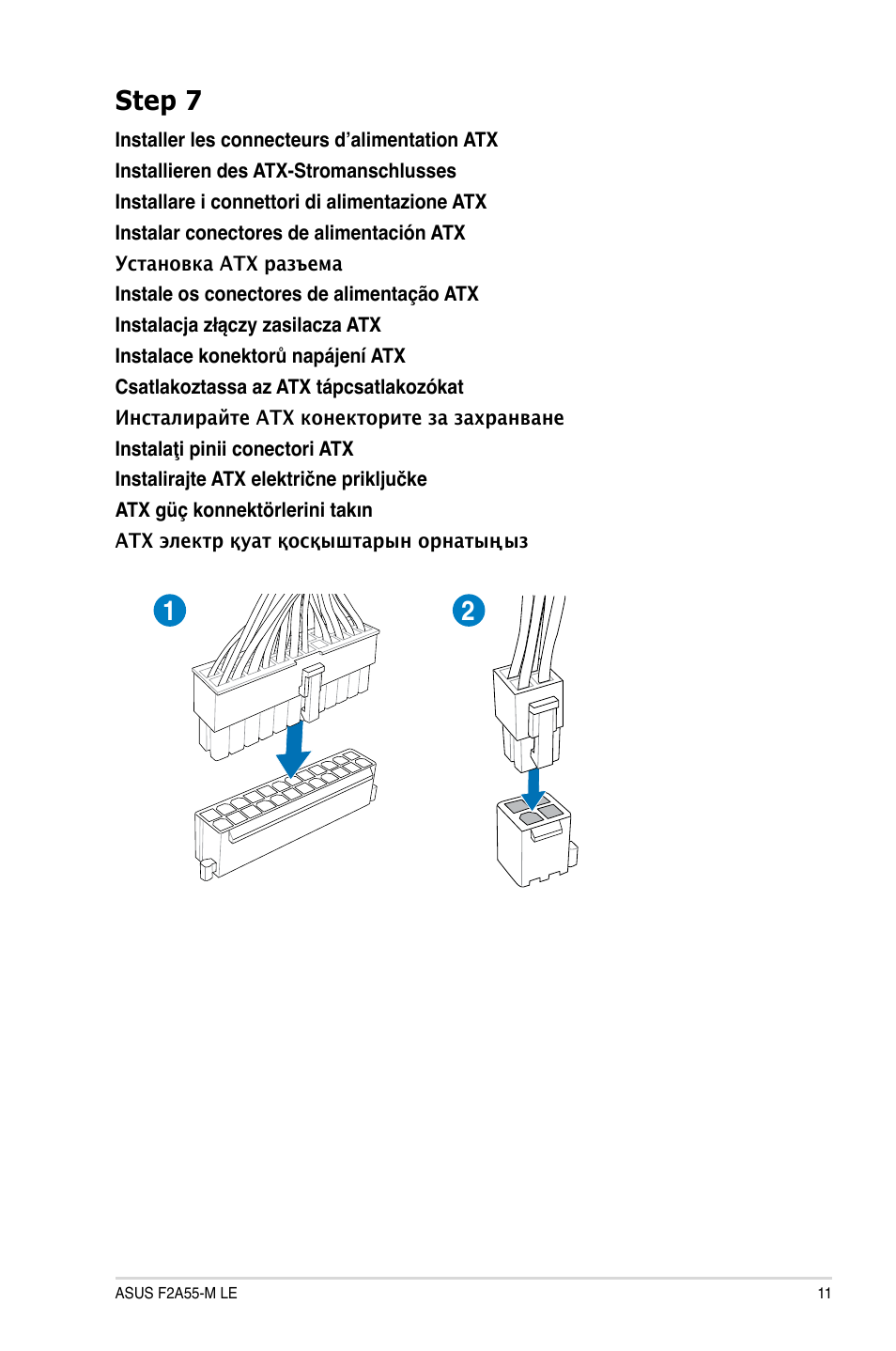Step 7 | Asus F2A55-M LE User Manual | Page 11 / 14