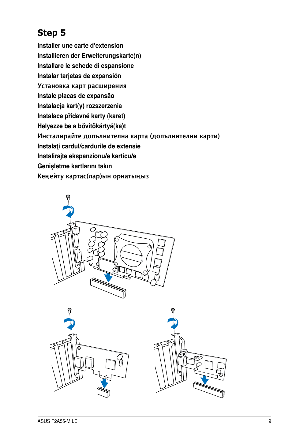 Step 5 | Asus F2A55-M LE User Manual | Page 9 / 14
