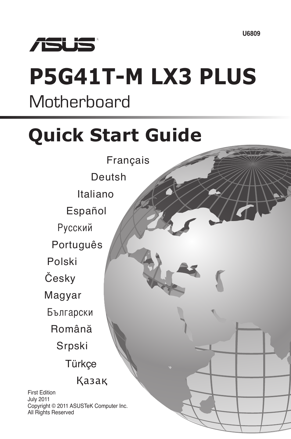 Asus P5G41T-M LX3 PLUS User Manual | 12 pages