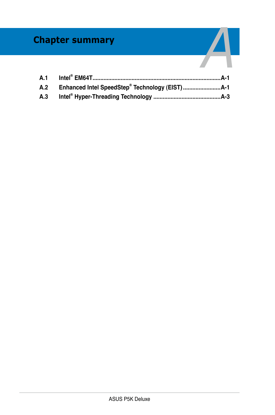 Asus P5K Deluxe/WiFi-AP User Manual | Page 168 / 172