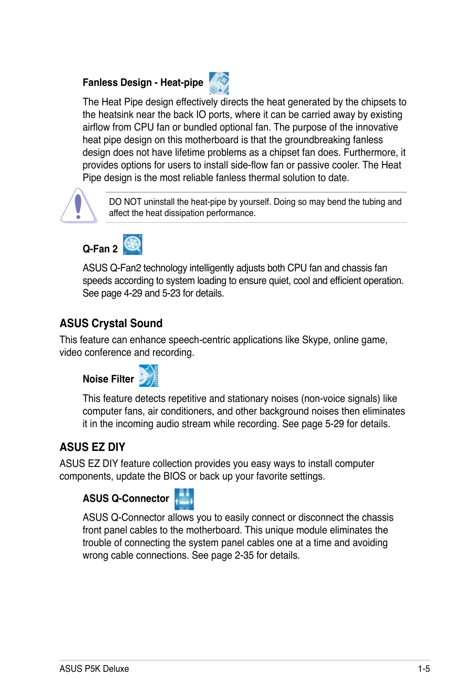 Asus P5K Deluxe/WiFi-AP User Manual | Page 21 / 172