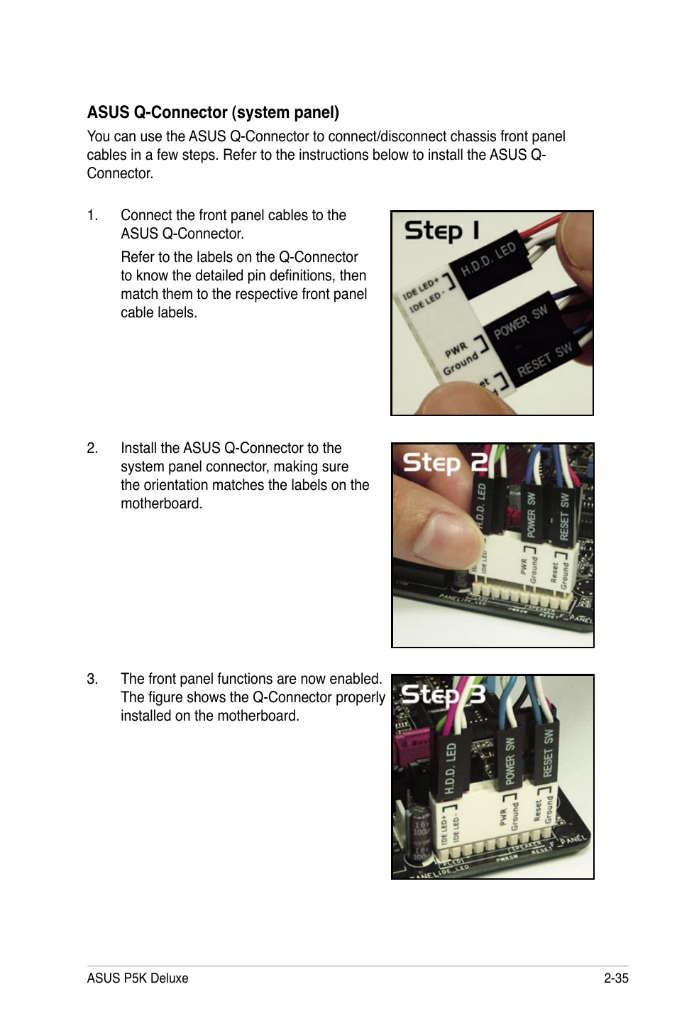 Asus P5K Deluxe/WiFi-AP User Manual | Page 61 / 172