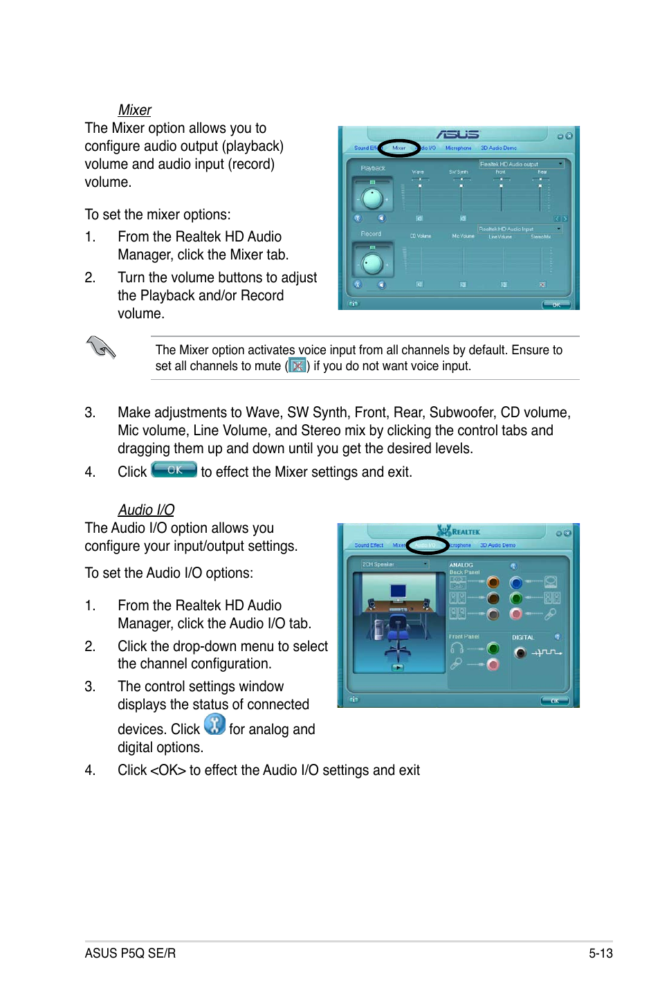 Asus P5Q SE/R User Manual | Page 119 / 162