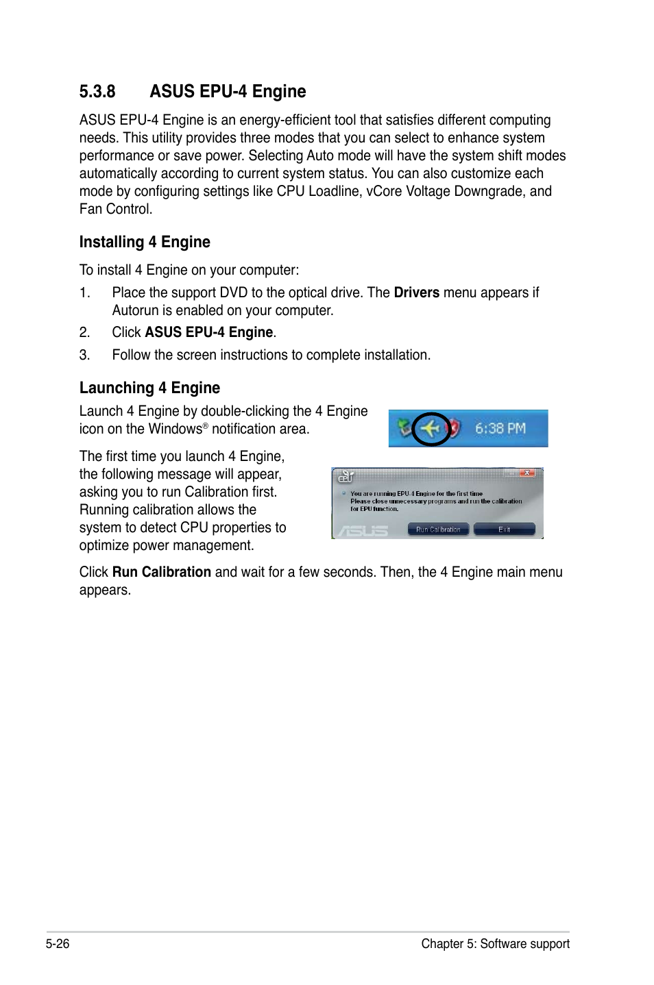 8 asus epu-4 engine, 8 asus epu-4 engine -26 | Asus P5Q SE/R User Manual | Page 132 / 162