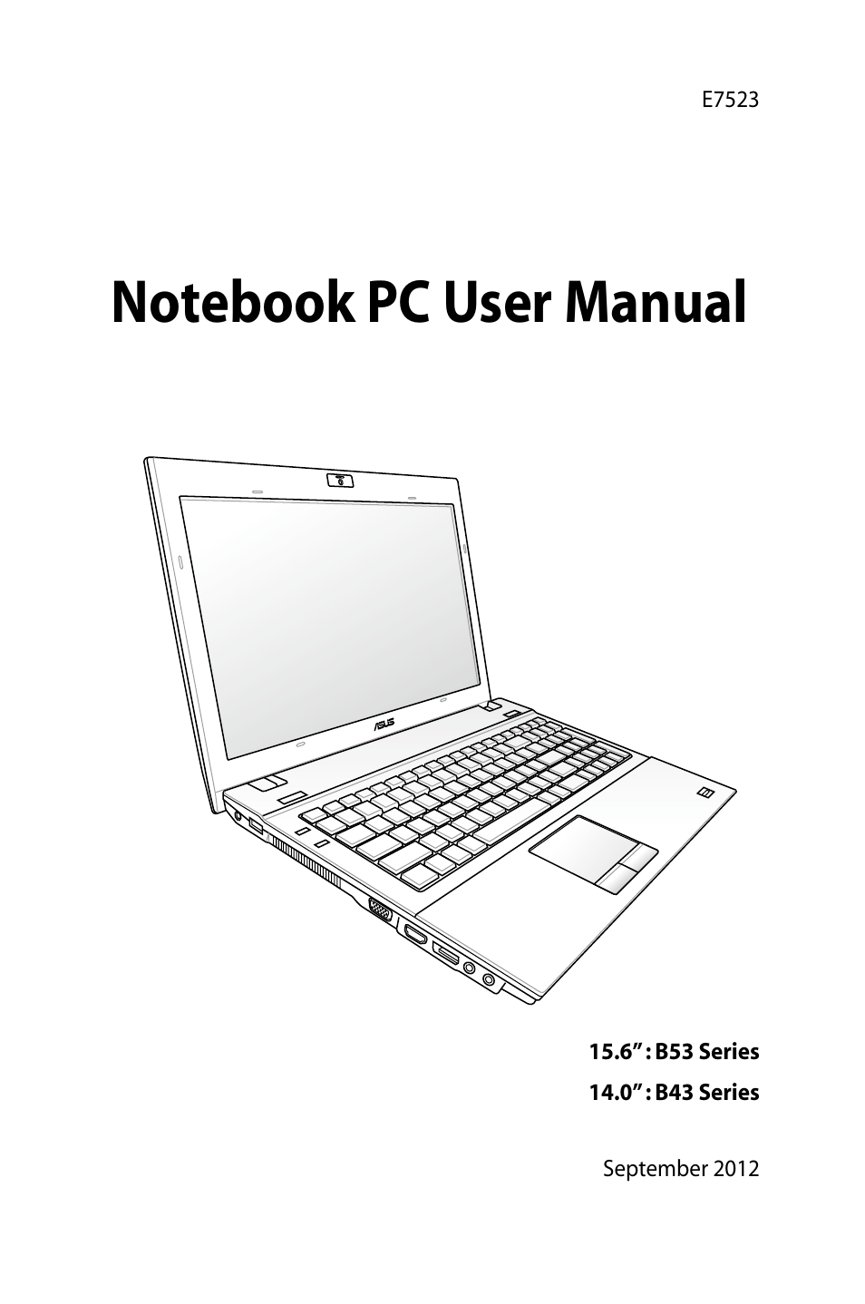 Asus B53V User Manual | 120 pages