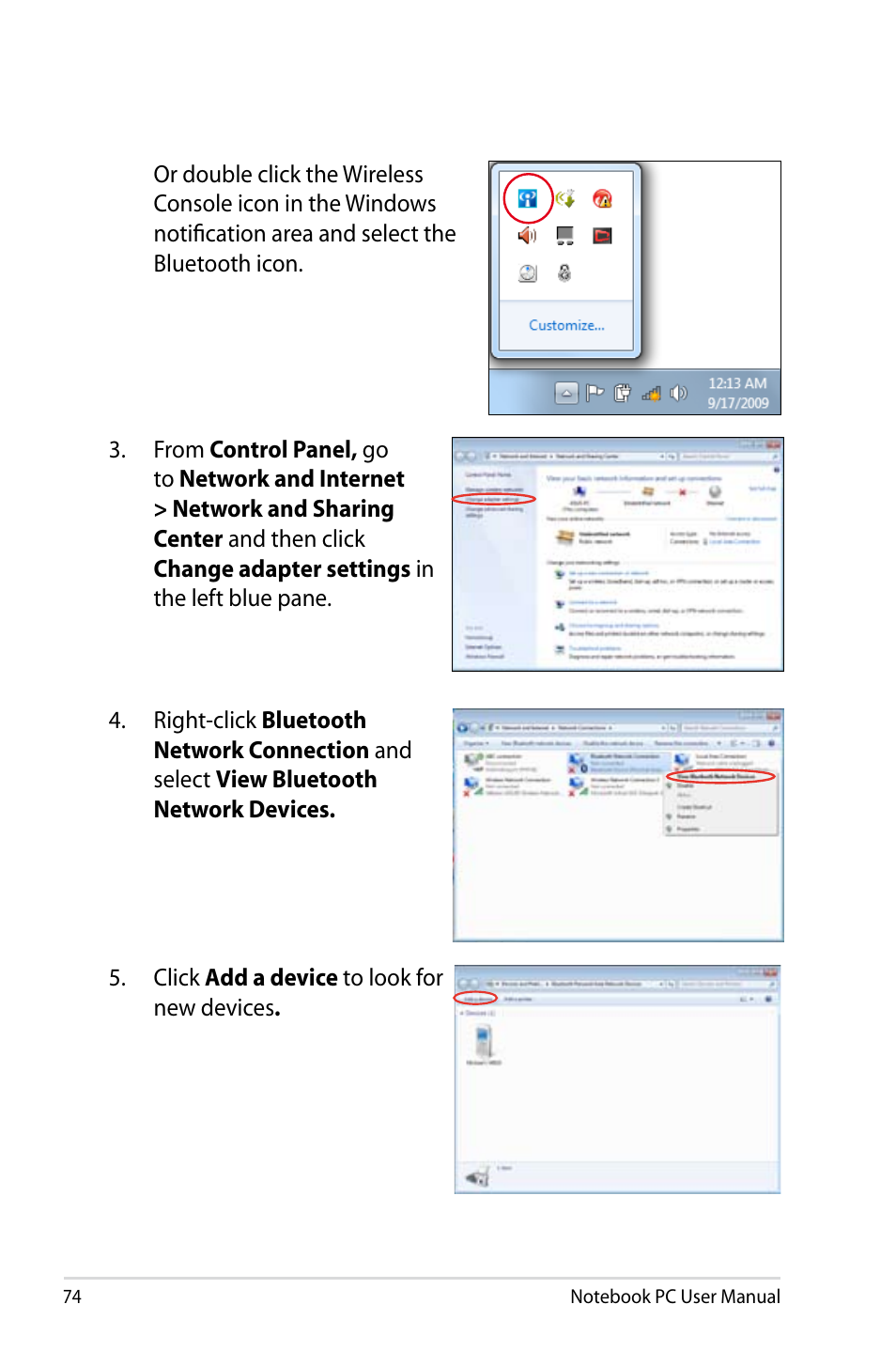 Asus B53V User Manual | Page 74 / 120