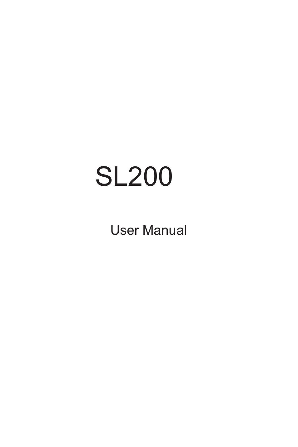 Asus SL200 User Manual | 52 pages