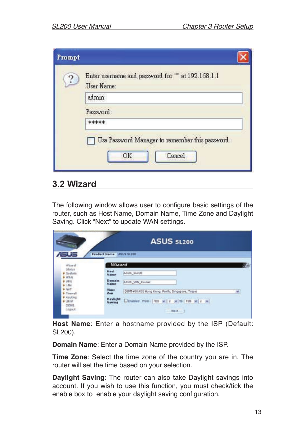 2 wizard | Asus SL200 User Manual | Page 17 / 52