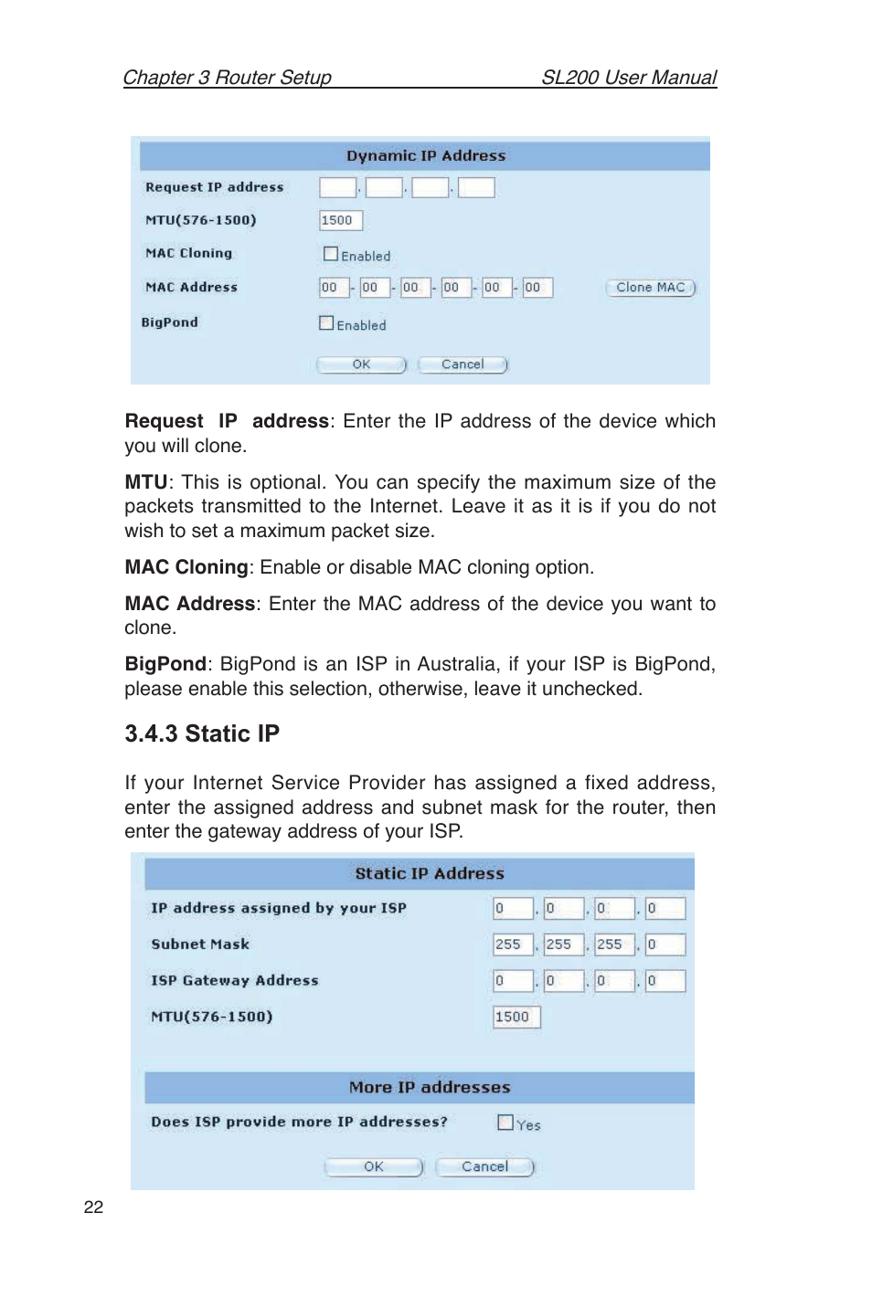 3 static ip | Asus SL200 User Manual | Page 26 / 52