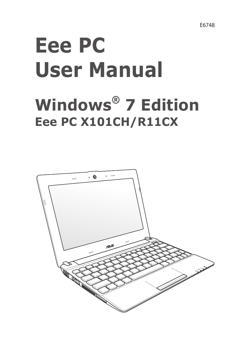 Asus Eee PC R11CX User Manual | 60 pages